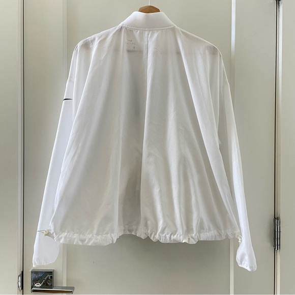 Nike Dry Bliss Jacket White Butter Zip Up Lightweight Training Unlined Sz M NWT - Picture 3 of 10